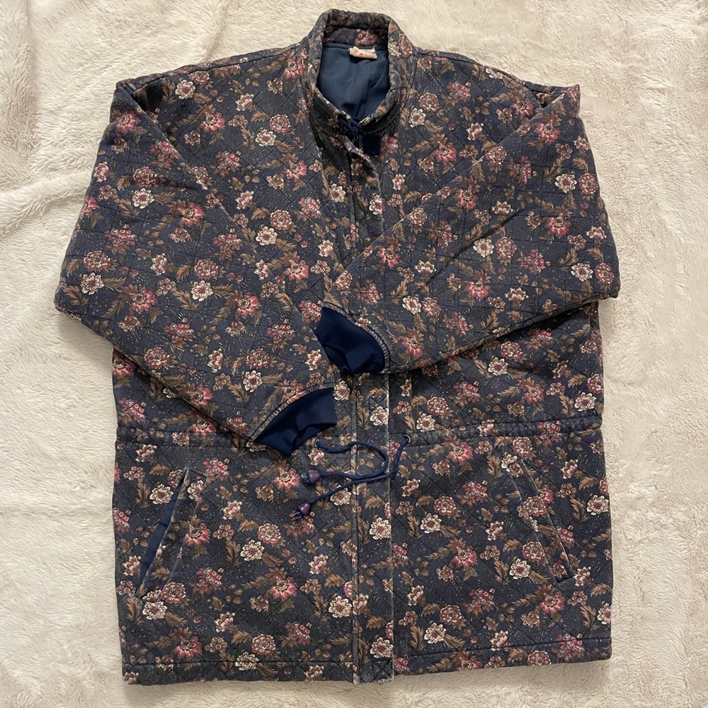 Floral Patterned Women's Jacket